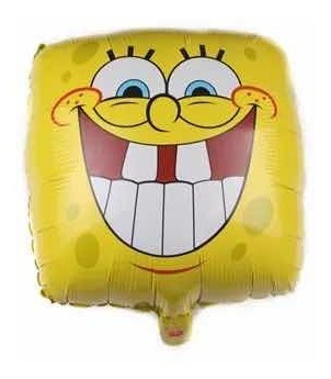 Globo Metálico Caras Bob Esponja