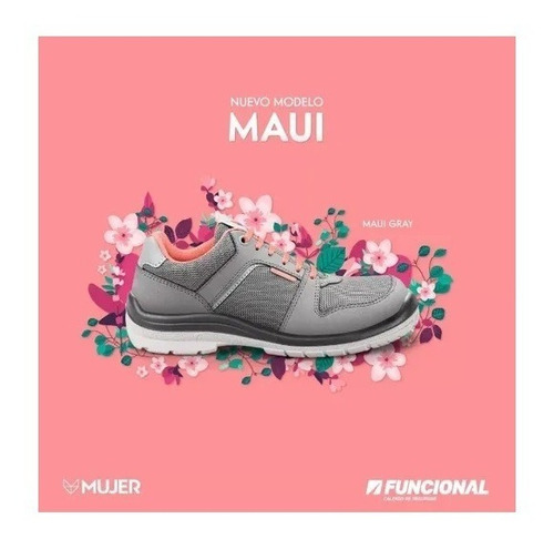 Calzado Zapatilla De Seguridad De Mujer Maui Ultraliviano