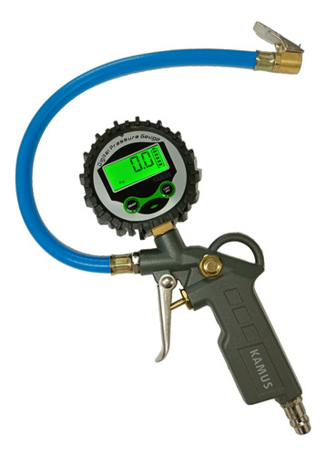 Calibrador E Inflador D Aire 250 Psi Llantas Lcd Digital