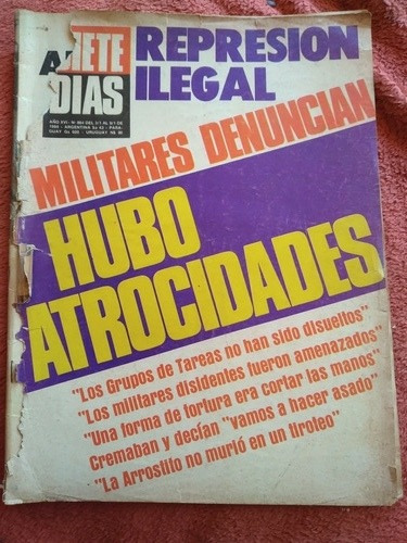 Revista Siete Días Giemenez 1 1984 N864 