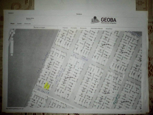Imagen 2 de 3 de Terrenos En Venta En Paraje Pavón Mar De Ajo