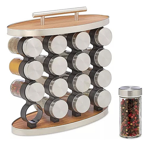 Set Condimentero Especiero Para Cocina 16 Pcs