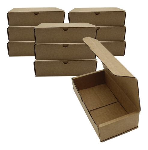 Pack 30 Cajas De Carton Envios Empaque Y Embalaje 23x11x6 Cm