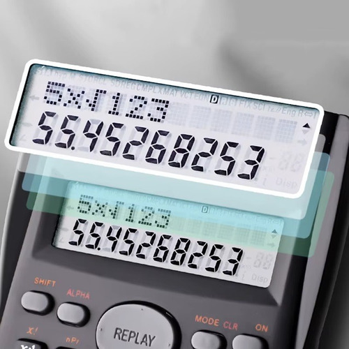 Calculadora Científica Dexin Kk82ms B Negra 240 Funciones