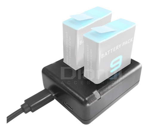Imagen 5 de 10 de Kit Para Gopro Hero Black 9 Maletín 53 En 1 Case Completo