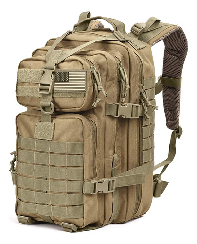 Mochila Táctica Militar 45l Molle Para 3 Días - Tan
