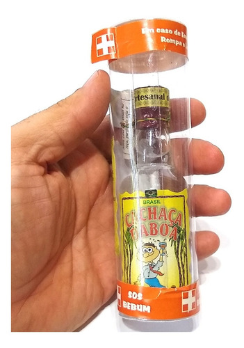 Imagem 2 de 2 de Mini Cachaça 50ml Do Brasil Para Coleção Presente Souvenir