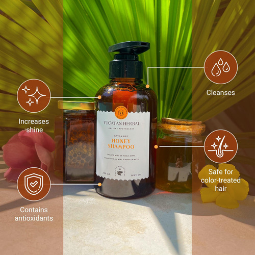 Yucatan Herbal Champú Miel De Abeja Maya