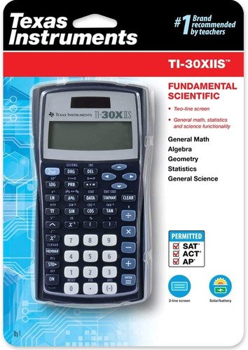 Calculadora Científica Texas Instruments Ti-30xiis, Negra
