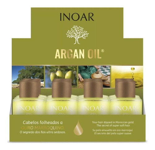 Inoar Argan Oil System Óleo Display 7ml - 12 Unidades