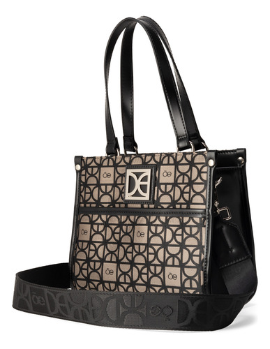 Bolsa Tote Cloe Parul Mediano Color Multicolor