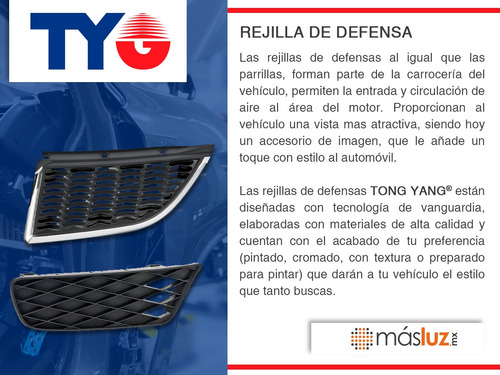 Rejilla Defensa Del Izq O Der Crom Cadillac Cts 08/13