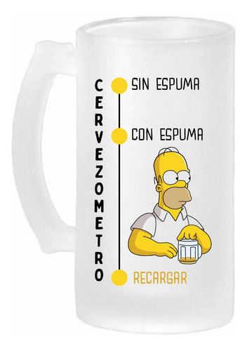 Jarra Cervecera Esmerilada Personalizada