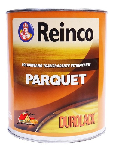 Poliuretano Parquet Durolack  Reinco Brillante 1/4 Galon