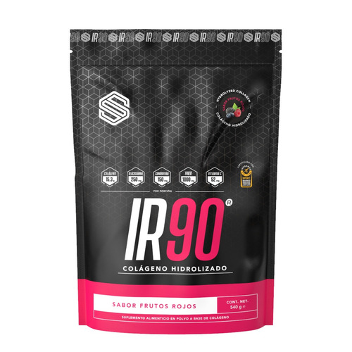 Colageno Hidrolizado Y Glucosamina Ir90 Ss 30 Porciones 540g Sabor Frutos rojos