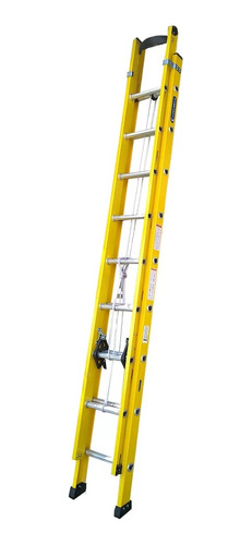 Escalera Telescópica Fibra De Vidrio 4.1 Mts  16 Peldaño 