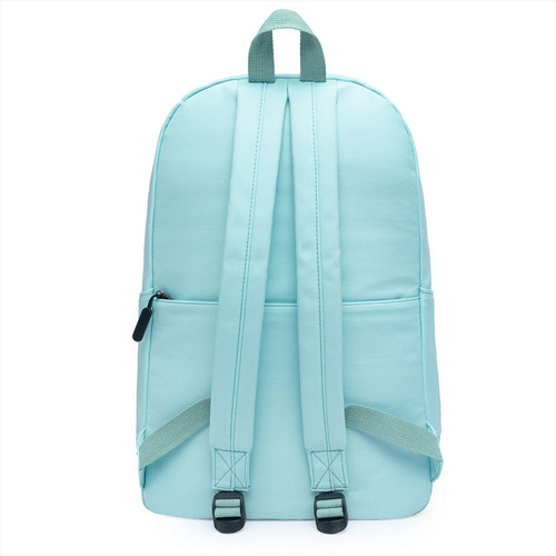 Mochila Escolar Cavalera Notebook Casual Juvenil Resistente Cor Azul-celeste Desenho Do Tecido Liso