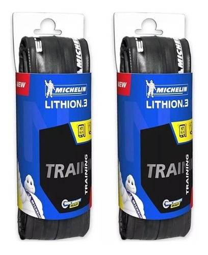 Par Pneus Speed Michelin Lithion 3 700x25 Kevlar Road 60 Tpi