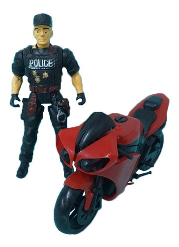 Boneco Special Command Combate Em Alta Velocidade Com Moto