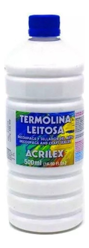 5 X Termolina Leitosa Acrilex 500ml *frete+barato*