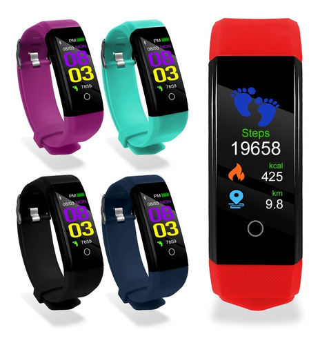 Reloj Pulsera Inteligente Id115 Plus Fitness Cardíaco - Otec