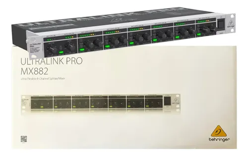 Mixer Splitter 8 Canais Ultralink Pro Behringer Mx882 Bivolt