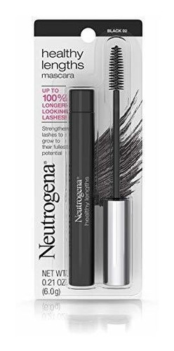 Neutrogena Healthy Longitudes Mascara, Negro 02, 0,21 Oz.