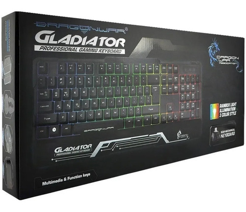 Imagen 6 de 6 de Teclado Gamer Nextep Dragon Xt Ne484 Semi Mecanico Usb Rgb