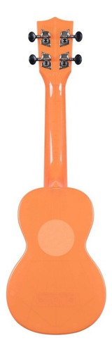 Ukulelen Kala Ka-swf Soprano Waterman Fluorescente Color Naranja