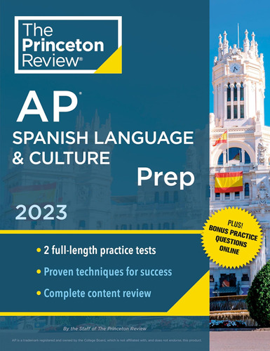 Libro: Princeton Review Ap Spanish Language & Culture Prep, 
