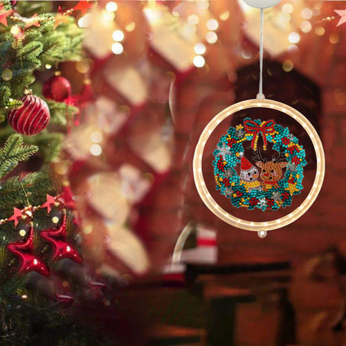 Lámpara Led Con Diseño De Diamante, Diseño De Papá Noel, Dis