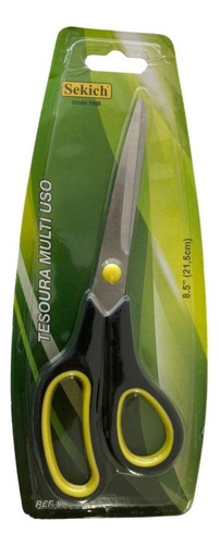 Tesoura Grande Multiuso 21,5cm Uso Em Geral 8.5 Profissional Cor Preto