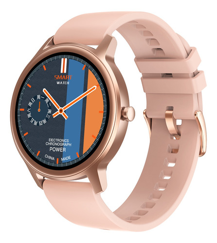 Smartwatch Dt56 Rose Gold Strap Deportiva