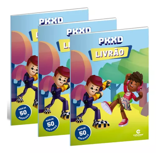 Pkxd Livrão De Atividades E Personagens Para Colorir Com 64