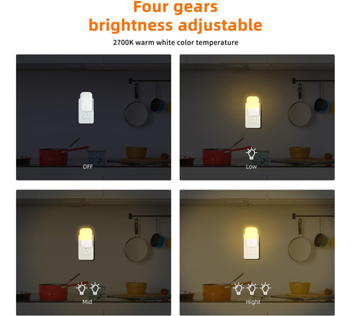 Luz Nocturna N&b Nice&bravo Led Con Sensor Automatico De ...