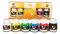 Comprar Set Pintura Oleo X6 Unidades Botella 25ml Artística Lienzo