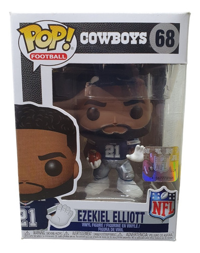 Funko Pop! Ezekiel Elliott #68 Nfl Cowboys