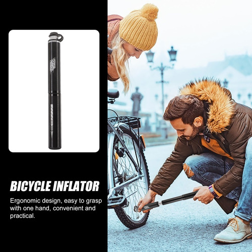 1 Juego De Inflador De Bicicleta Portátil Profesional Con In