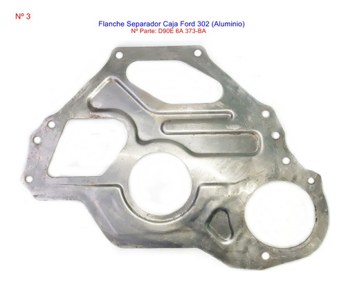 Flanche De Aluminio Separador Caja Para Motor Ford 302 (3)