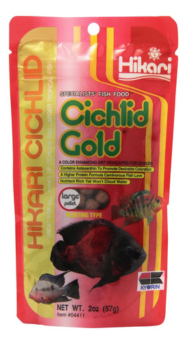 Hikari Cichlid Gold Fish Food, Pellets Grandes