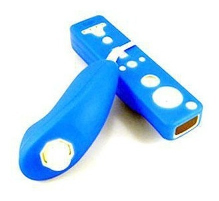 Kit Protectores De Silicona P/controller & Nunchuk Wii