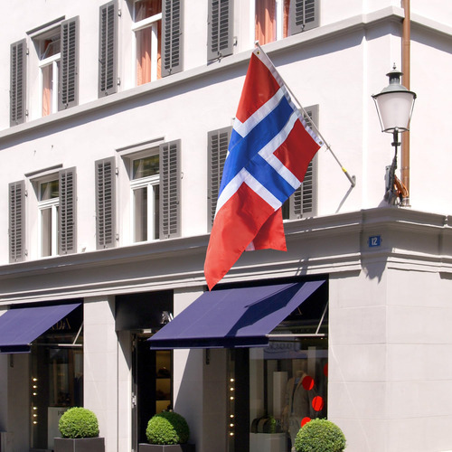 Bandera Bordada De La Serie Everstrong De Anley De Noruega,