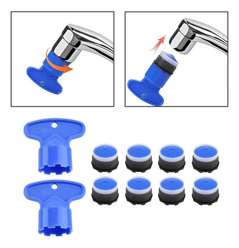 8 Uds Grifo Aireador De Caché Accesorio Aireador De 18,5 Mm