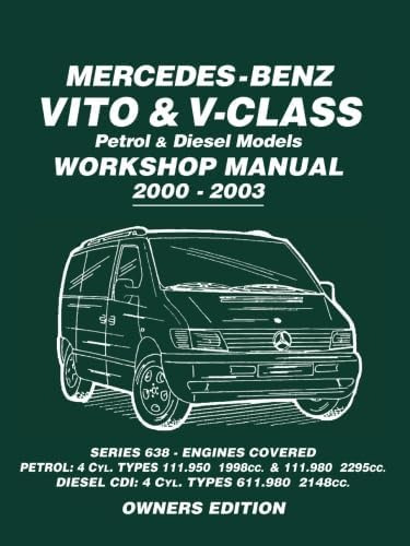 Libro: Mercedes-benz Vito & V-class Petrol & Diesel Models
