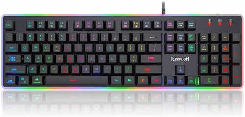 Teclado Gamer Membrana Redragon Dyaus K509 - Revogames