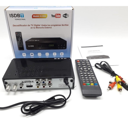 Sintonizador Para Tv Digital Abierta Isbd-t Wifi Youtube