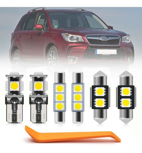 Kit 13 Bombilla Led Blanca Para Interior Subaru Forester 2 K