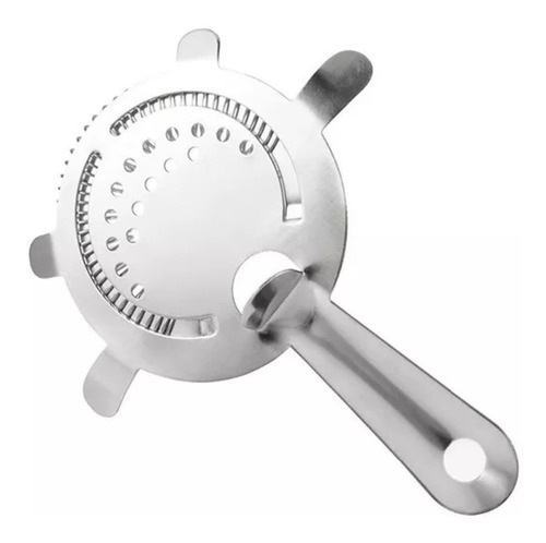 Colador Oruga Acero Inox Barman Cocteleria Jugos Tragos Bar Color Plateado