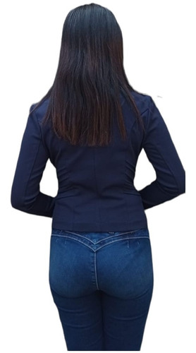 Saco Blazer Para Dama Mujer Formal Casual Abanico Entallado