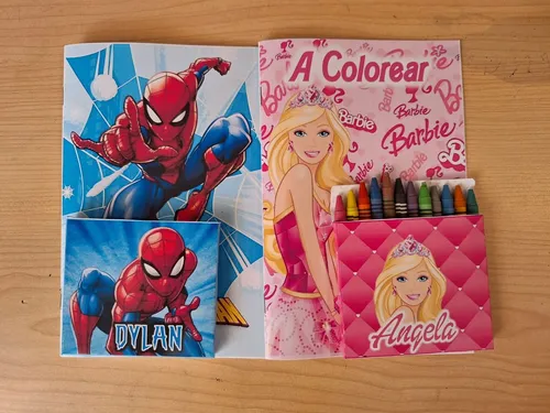 comprar Kit Librito De Colorear Con Colores De Cera, Cotillón